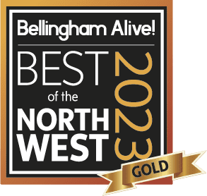 best of the northwest winner 2023 for eye care in Bellingham, WA- optometrist, eye exams and eye glasses.