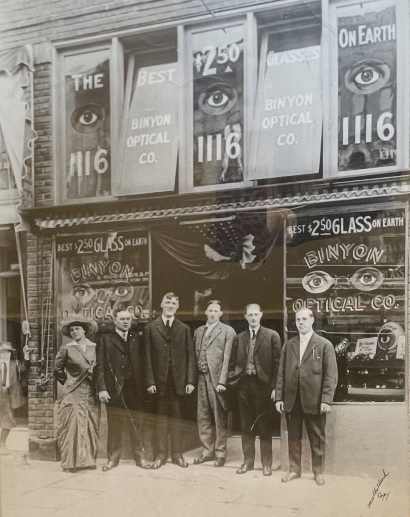 bellingham optometrist office historical 1930's