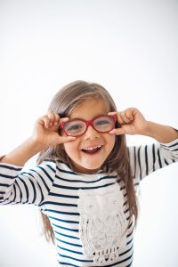 children's first glasses photographed by Carly Navarette