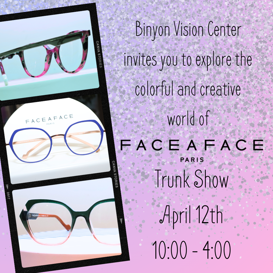 trunk show face a face paris frames eyeglasses eye glasses Bellingham, WA