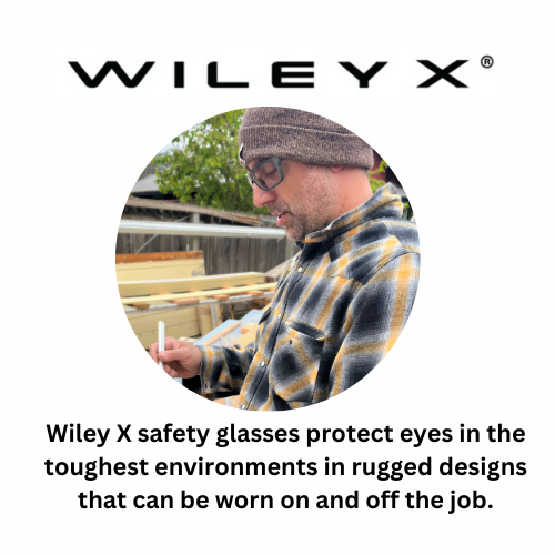 wiley x safety eyewear eye glasses safety glasses at Binyon Vision Center in Bellingham, WA